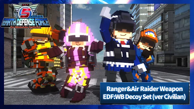 Ranger&Air Raider Weapon: EDF:WB Decoy Set (ver Civilian)