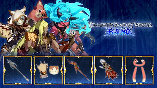 GBVSR - Weapon Skin Set: Battle Pass Pack 5