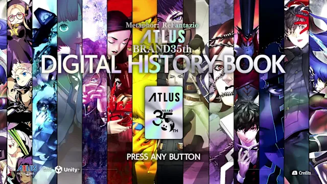 Atlus 35th Digital History Book screenshot 0