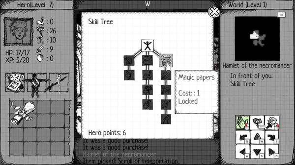 Drawngeon: Dungeons of Ink and Paper screenshot 2