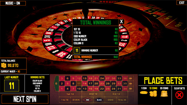 Roulette Simulator 2 screenshot 1