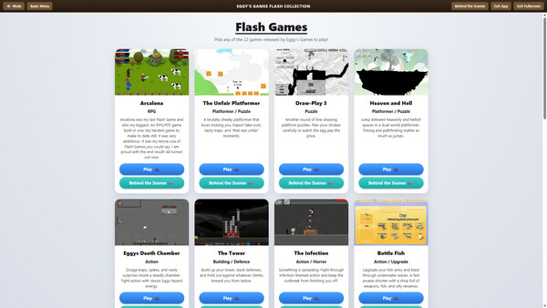 Eggys Games Flash Collection screenshot 1
