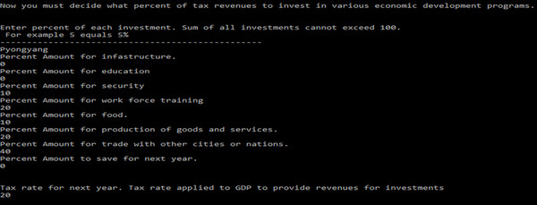 Area Cooperation Economic Simulation: North Korea (ACES) screenshot 3
