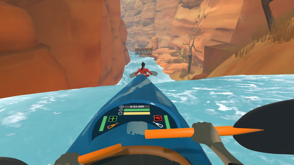 DownStream: VR Whitewater Kayaking screenshot 3