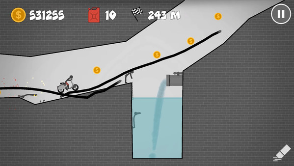 Stickman Racer Road Draw 2 screenshot 1