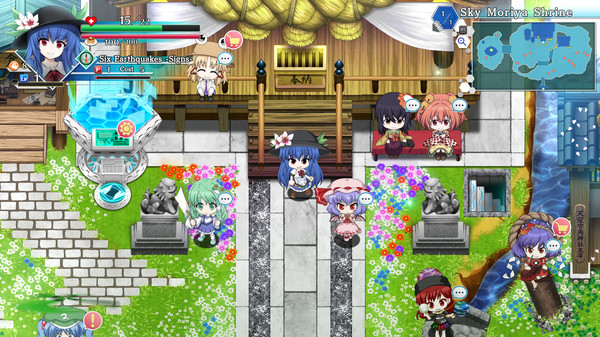 Touhou Genso Wanderer -Lotus Labyrinth R- screenshot 1