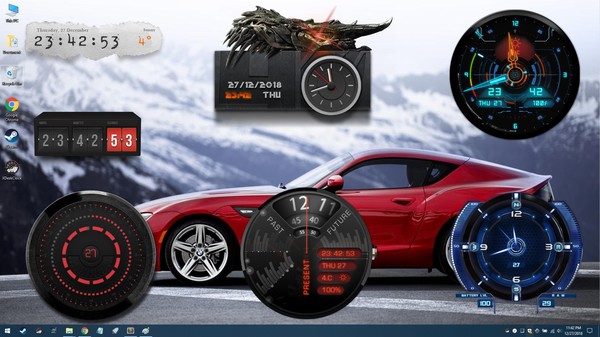 XDeskClock screenshot 1