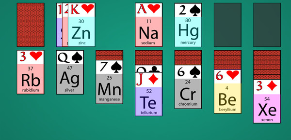 Solitaire: Learn Chemistry screenshot 1