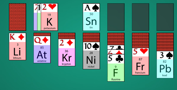 Solitaire: Learn Chemistry screenshot 2