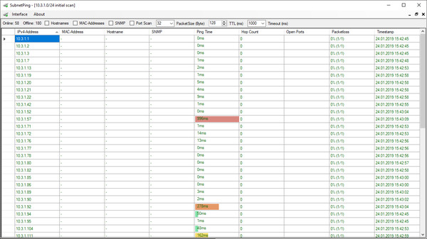 SubnetPing screenshot 4
