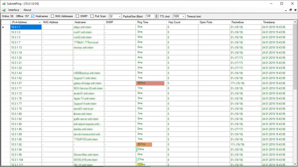 SubnetPing screenshot 5