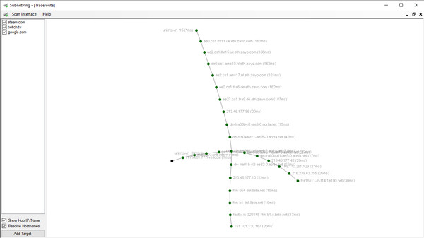 SubnetPing screenshot 1