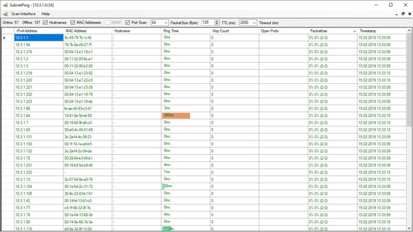 SubnetPing screenshot 9