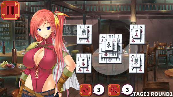Mahjong Strip Solitaire: Harem Guild screenshot 0