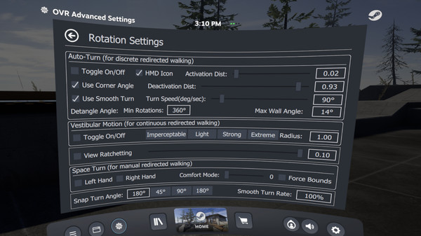 OVR Advanced Settings screenshot 3