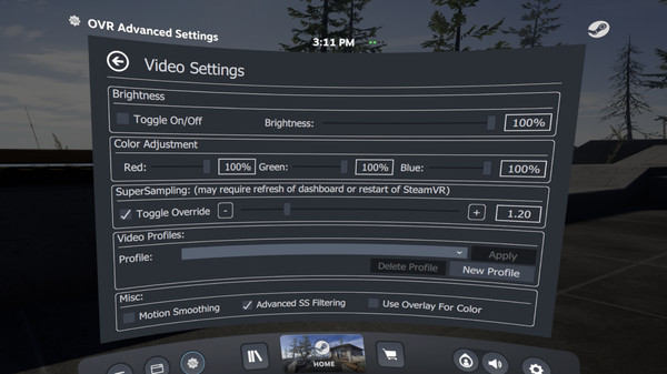 OVR Advanced Settings screenshot 7