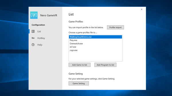 Nero GameVR screenshot 5