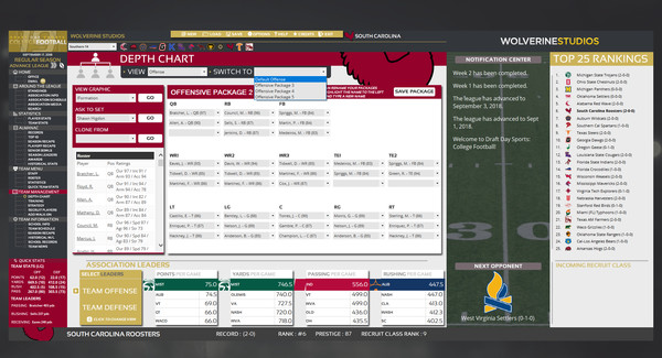 Draft Day Sports: College Football 2019 screenshot 3