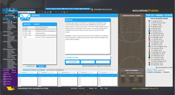 Draft Day Sports: College Basketball 2019 screenshot 7