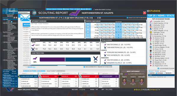 Draft Day Sports: College Basketball 2019 screenshot 3