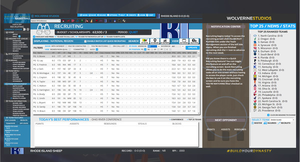 Draft Day Sports: College Basketball 2019 screenshot 5