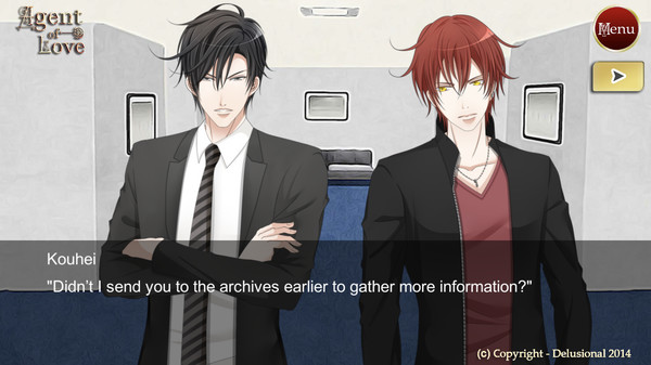 Agent Of Love - Josei Otome Visual Novel screenshot 1