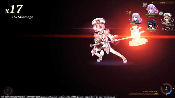 Super Neptunia RPG screenshot 1