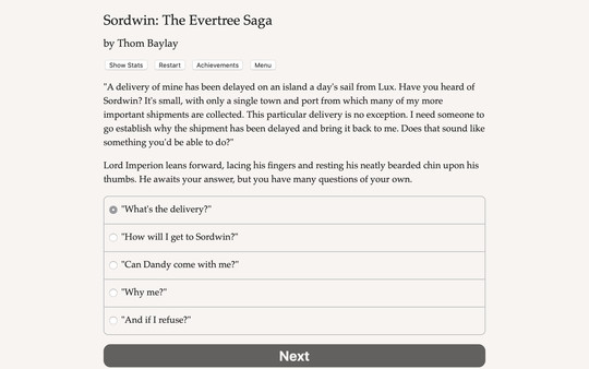 Sordwin: The Evertree Saga screenshot 0
