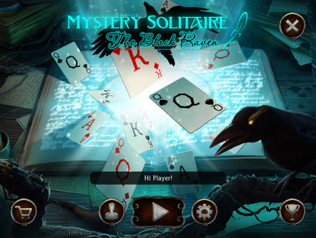 Mystery Solitaire The Black Raven screenshot 1