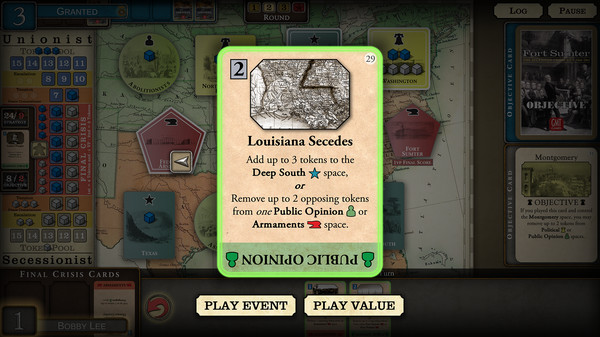 Fort Sumter: The Secession Crisis screenshot 4