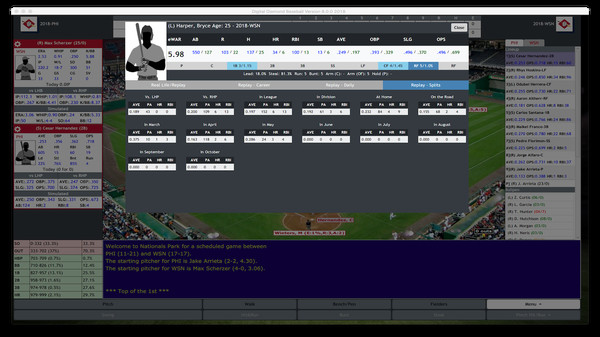 Digital Diamond Baseball V8 screenshot 2