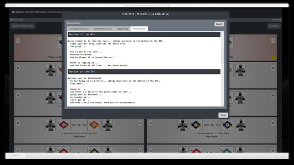 Digital Diamond Baseball V8 screenshot 5