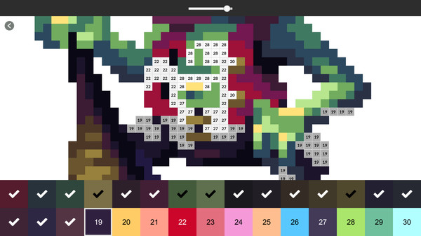 Pixel Art Monster - Color by Number screenshot 2