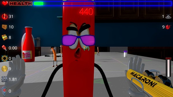 Die, zombie sausage, die! screenshot 1