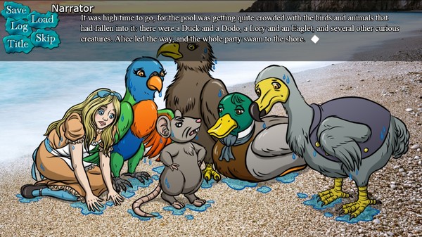 BRG's Alice in Wonderland Visual Novel screenshot 2
