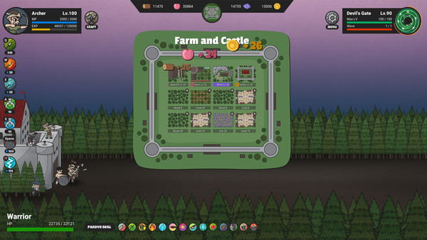 The Defender: Farm and Castle screenshot 1