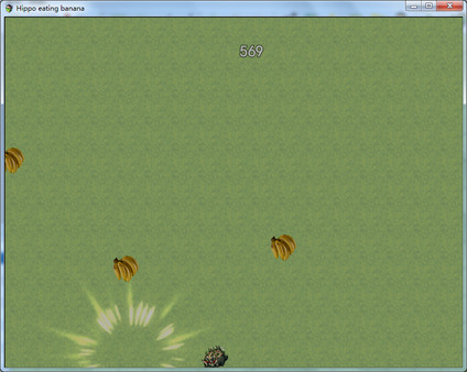 Hippo eating banana screenshot 1