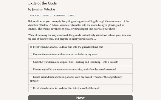 Exile of the Gods screenshot 1
