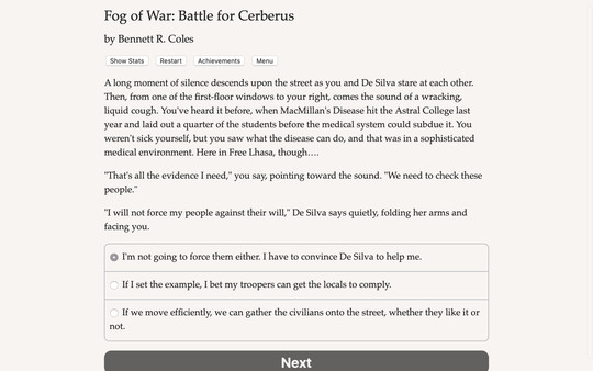 Fog of War: The Battle for Cerberus screenshot 1