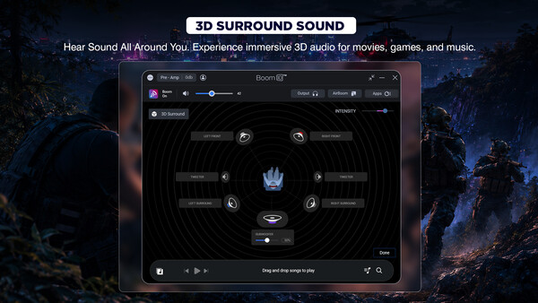 Boom 3D Windows: Experience 3D surround sound in games screenshot 4