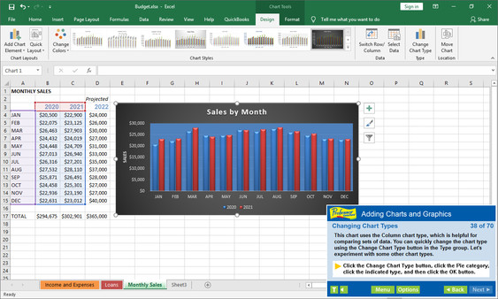 Professor Teaches Excel 2019 screenshot 1