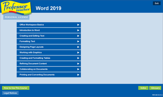 Professor Teaches Word 2019 screenshot 5