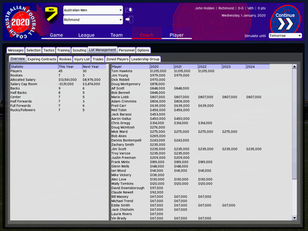 Australian Football Coach 2020 screenshot 4