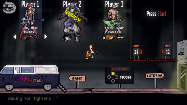 It's Raining Fists and Metal screenshot 1