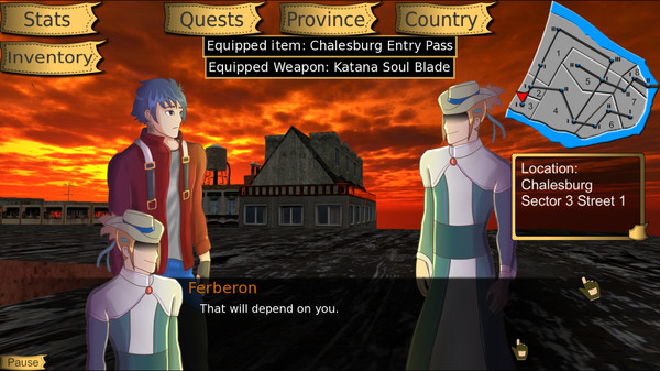 Niara: Rebellion Of the King Visual Novel RPG screenshot 12
