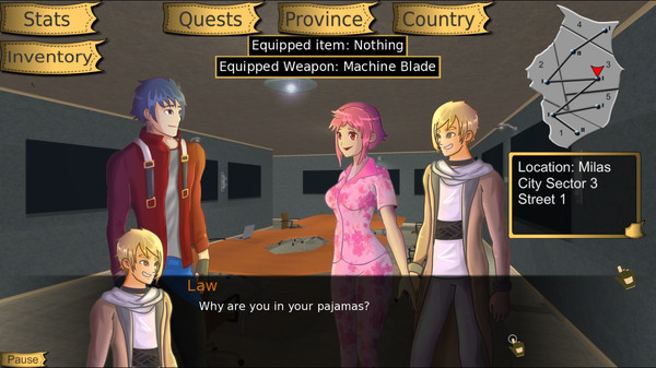 Niara: Rebellion Of the King Visual Novel RPG screenshot 5
