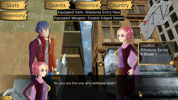 Niara: Rebellion Of the King Visual Novel RPG screenshot 1