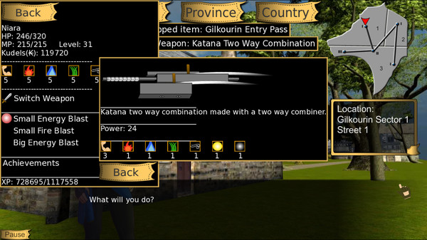 Niara: Rebellion Of the King Visual Novel RPG screenshot 6