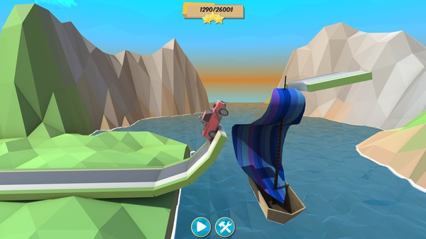 Bridge Builder Racer screenshot 2