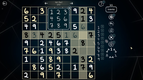 Sudoku 9x16x25 screenshot 1